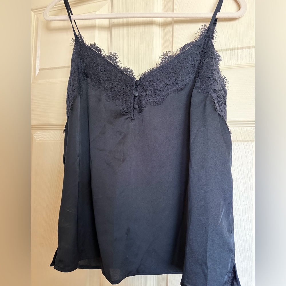 Abercrombie & Fitch Black Lace-Trim Cami